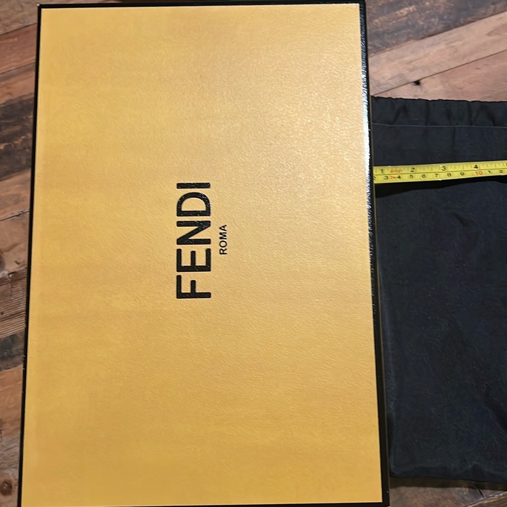 Fendi shoebox and dust bag